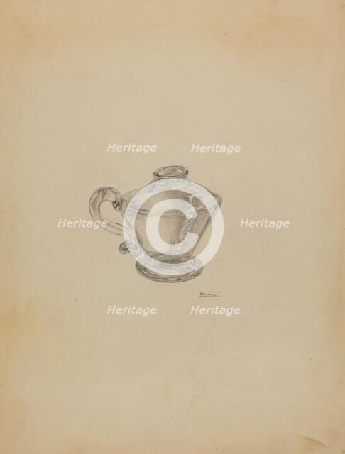 Lamp, c. 1940. Creator: Frank Fumagalli.