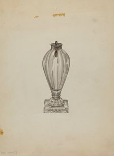 Lamp, c. 1940. Creator: John Dana