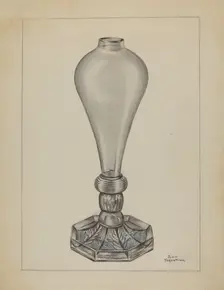 Lamp, c. 1940. Creator: John Tarantino