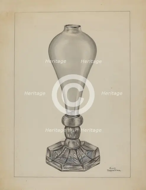 Lamp, c. 1940. Creator: John Tarantino.