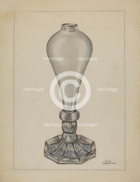 Lamp, c. 1940. Creator: John Tarantino.