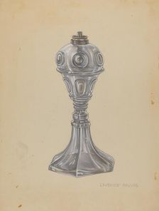 Lamp, c. 1940. Creator: Lawrence Phillips