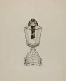 Lamp, c. 1940. Creator: Richard Taylor