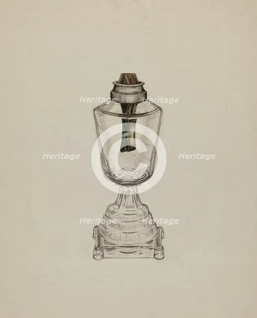 Lamp, c. 1940. Creator: Richard Taylor.