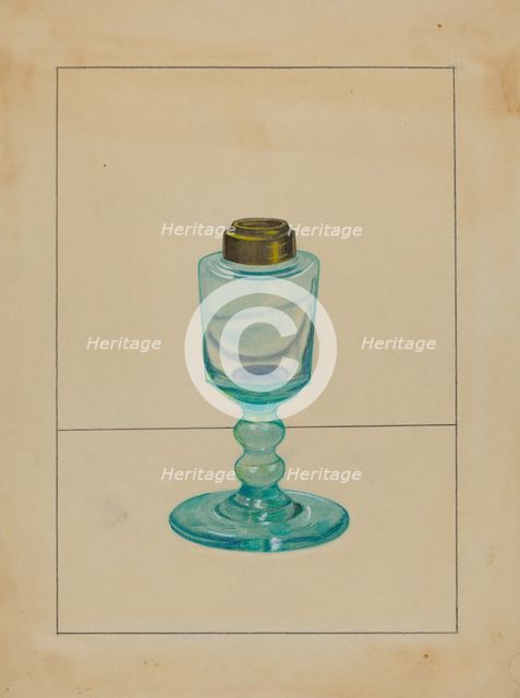 Lamp, c. 1940. Creator: S. Brodsky.