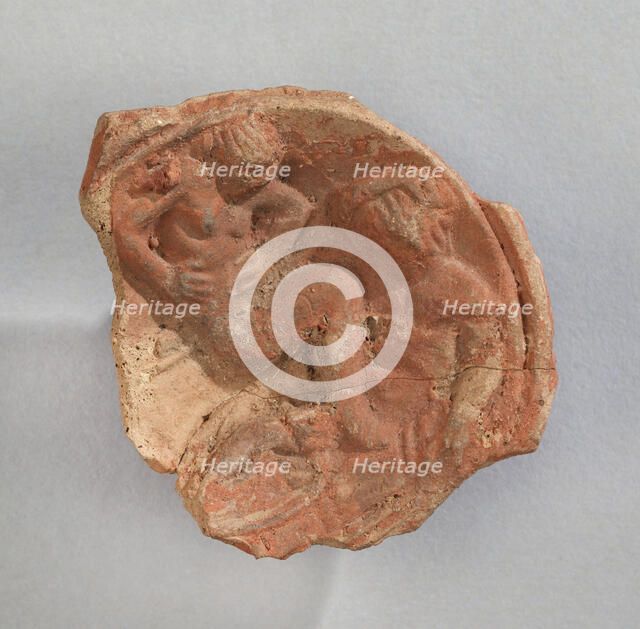 Lamp (comprised of 2 Joined Fragments), 3rd century A.D. Creator: Unknown.