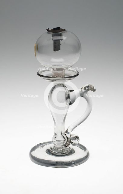 Lamp, England, c. 1820. Creator: Unknown.