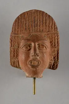 Lamp Fragment (Handle Ornament), 1st century A.D. Creator: Unknown