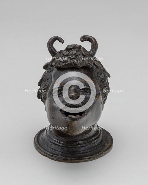 Lamp in the Form of a Satyr's Head, early 16th century. Creator: Unknown.