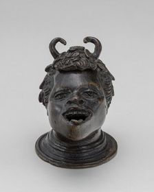 Lamp in the Form of a Satyr's Head, early 16th century. Creator: Unknown