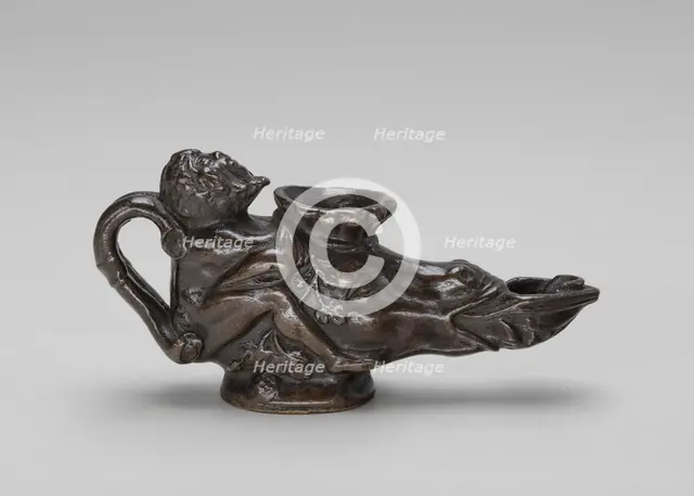 Lamp in the Form of an Ass' Head, 1525/1550. Creator: Unknown.