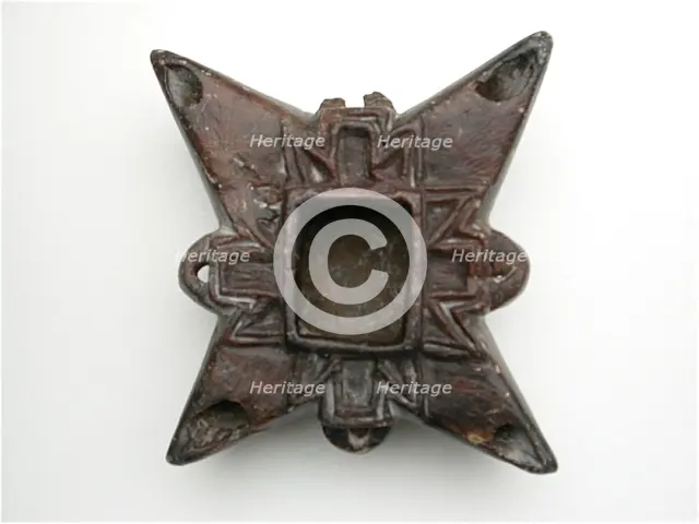 Lamp in Form of Four-Pointed Star, Egypt, Coptic Period (4th-7th century AD). Creator: Unknown.