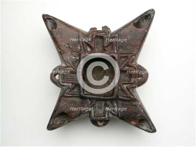 Lamp in Form of Four-Pointed Star, Egypt, Coptic Period (4th-7th century AD). Creator: Unknown.