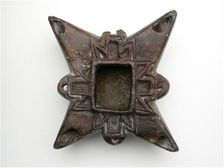 Lamp in Form of Four-Pointed Star, Egypt, Coptic Period (4th-7th century AD). Creator: Unknown