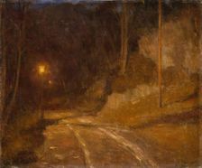 Lamp Light, 1900. Creator: Erik Werenskiold