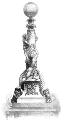 Lamp on the Thames Embankment, 1870. Creator: Unknown