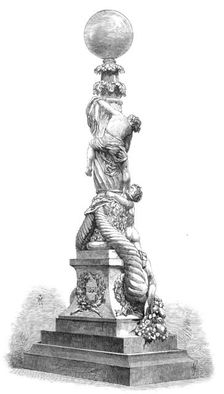 Lamp on the Thames Embankment, 1870. Creator: Unknown