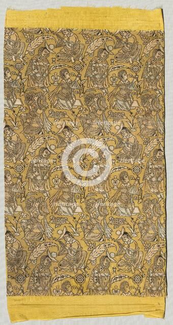 Lampas with dancers and musicians, 1600-1650. Creator: Unknown.