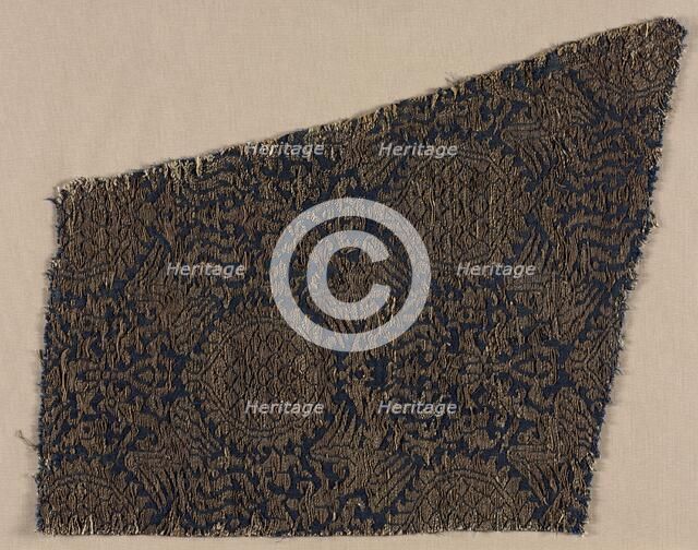 Lampas with phoenixes and palmettes, late 1200s or 1300s. Creator: Unknown.