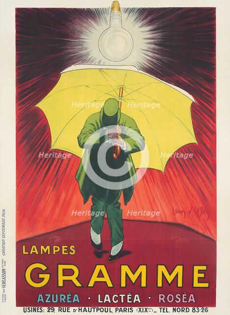 Lampes Gramme , 1924. Creator: D'Ylen, Jean (1886-1938).