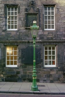 Lamppost, Edinburgh, Scotland. Artist: Tony Evans