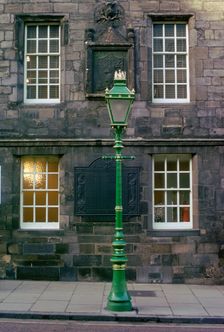 Lamppost, Edinburgh, Scotland. Creator: Tony Evans