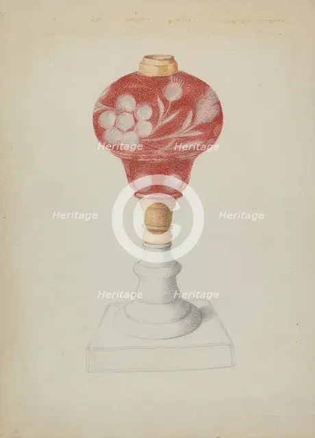 Lamps, c. 1936. Creator: Margaret Stottlemeyer.