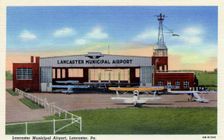 Lancaster Municipal Airport, Lancaster, Pennsylvania, USA, 1940