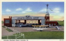 Lancaster Municipal Airport, Lancaster, Pennsylvania, USA, 1940