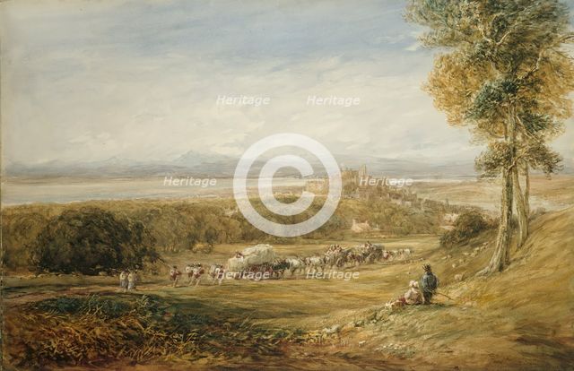 Lancaster: Peace and War, 1842. Creator: David Cox the elder.