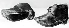 Lancastershire Clogs (Children's Shoes), England, 1875/1900. Creator: Unknown
