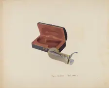 Lancet and Case, c. 1938. Creator: Regina Henderer