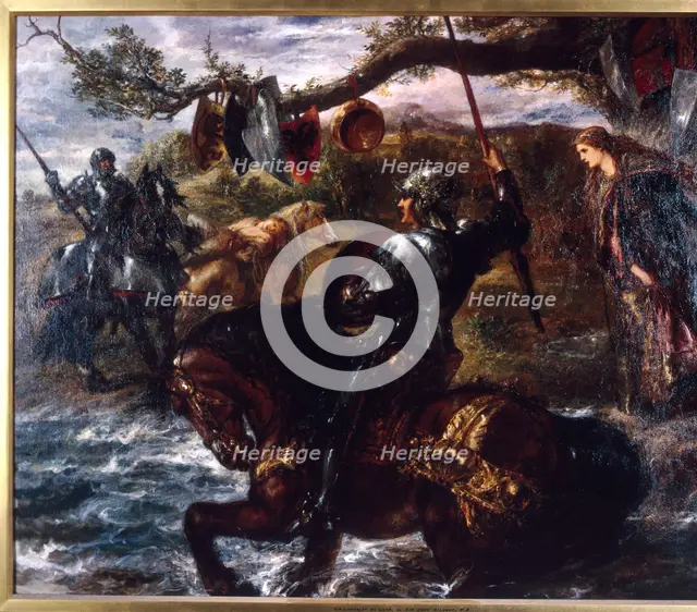 'Lancelot du Lac', 1886. Artist: Sir John Gilbert