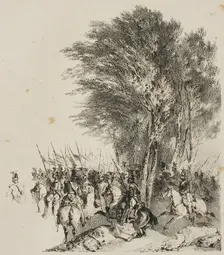 Lancers on the March, 1831. Creator: Nicolas-Toussaint Charlet