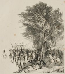 Lancers on the March, 1831. Creator: Nicolas-Toussaint Charlet