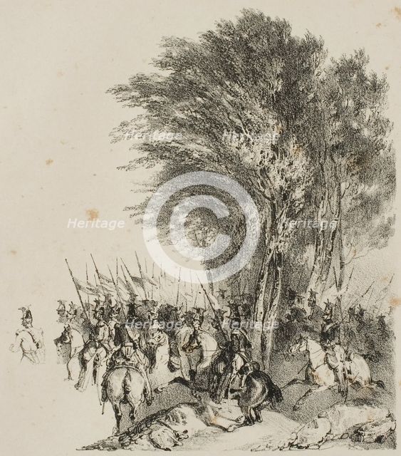 Lancers on the March, 1831. Creator: Nicolas-Toussaint Charlet.