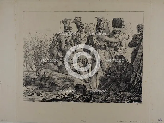 Lancers on Bivouac, 1818. Creator: Nicolas-Toussaint Charlet.
