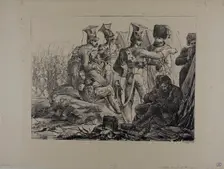Lancers on Bivouac, 1818. Creator: Nicolas-Toussaint Charlet