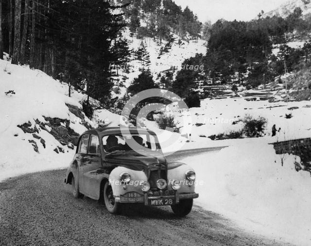 Lanchester LJ200 14hp, 1953 Monte Carlo Rally. Creator: Unknown.