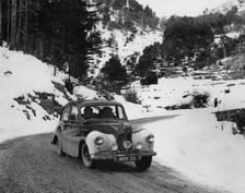 Lanchester LJ200 14hp, 1953 Monte Carlo Rally. Creator: Unknown