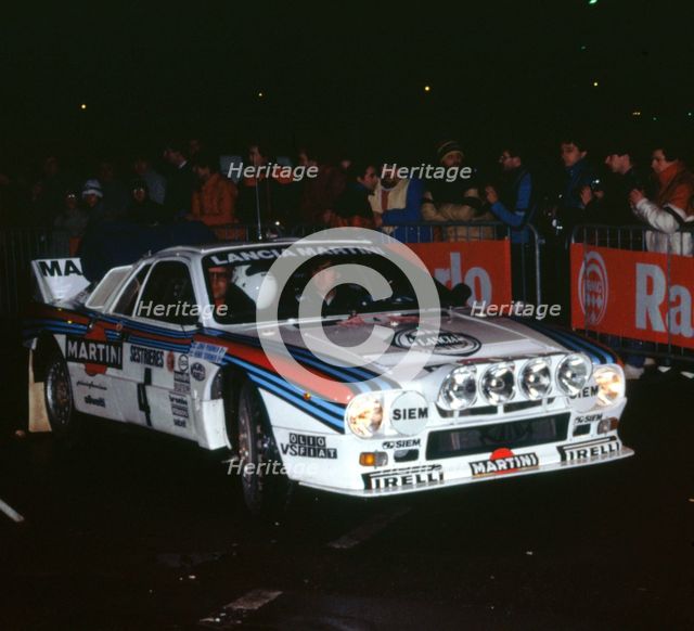Lancia 037, Henri Toivenen, 1985 Monte Carlo Rally. Creator: Unknown.