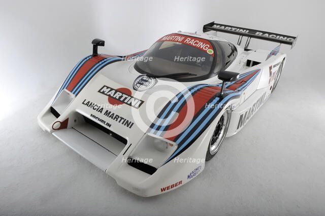 Lancia Martini Le Mans car chasis no 0007 1983. Artist: Simon Clay.