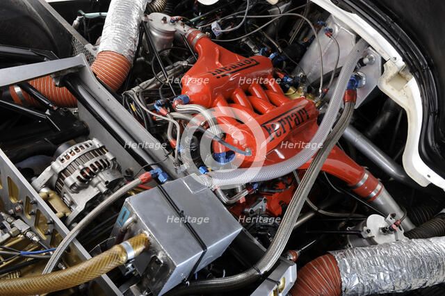 Lancia Martini Le Mans car chasis no 0007 1983. Artist: Simon Clay.