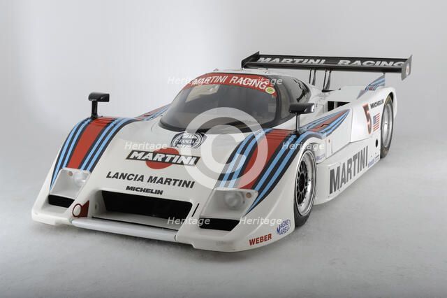 Lancia Martini Le Mans car chasis no 0007 1983. Artist: Simon Clay.