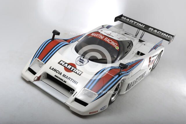 Lancia Martini Le Mans car chasis no 0007 1983. Artist: Simon Clay.