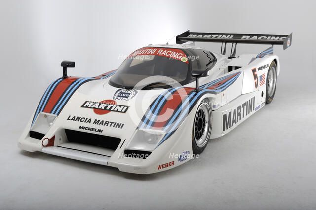 Lancia Martini Le Mans car chasis no 0007 1983. Artist: Simon Clay.