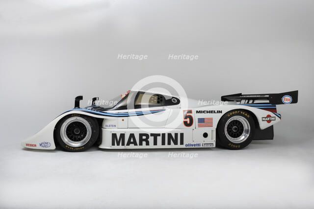 Lancia Martini Le Mans car chasis no 0007 1983. Artist: Simon Clay.
