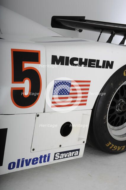 Lancia Martini Le Mans car chasis no 0007 1983. Artist: Simon Clay.