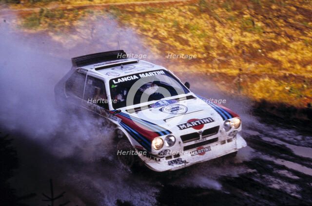 Lancia Delta S4 RAC Rally 1986. Artist: Unknown.