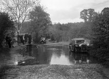 Lancia Lambda taking part in the Bugatti Owners Club car treasure hunt, 25 October 1931. Artist: Bill Brunell